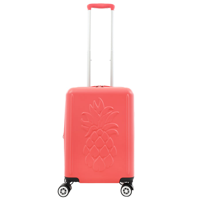 Tommy Bahama 21.5" Carry-On Hardside Spinner Luggage with 3D Pineapple