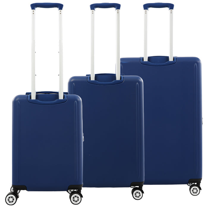 Tommy Bahama 3-Piece Hardside Luggage Set with 3D Pineapple – 30", 26" & 21.5" Spinner Suitcases