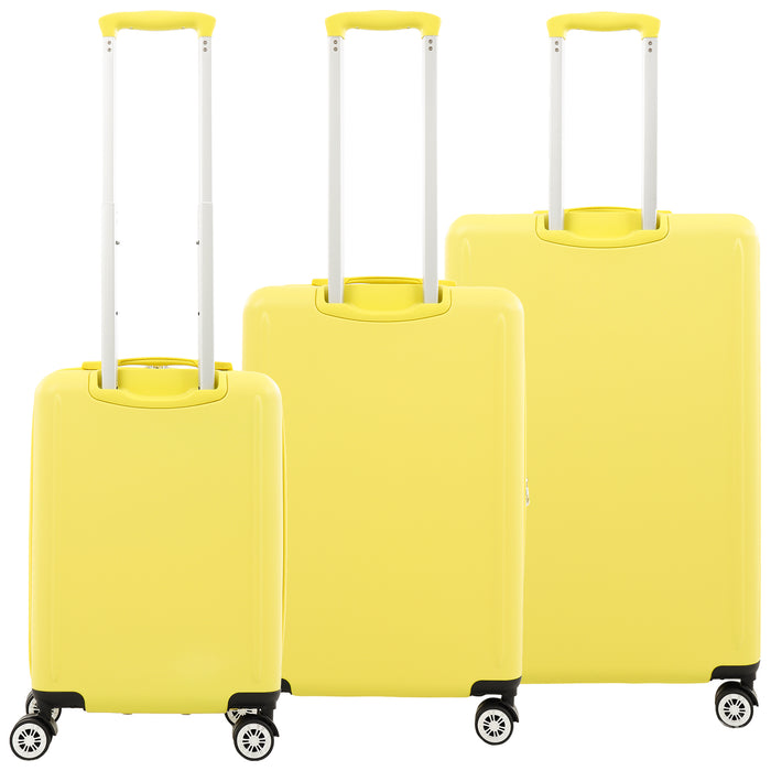Tommy Bahama 3-Piece Hardside Luggage Set with 3D Pineapple – 30", 26" & 21.5" Spinner Suitcases