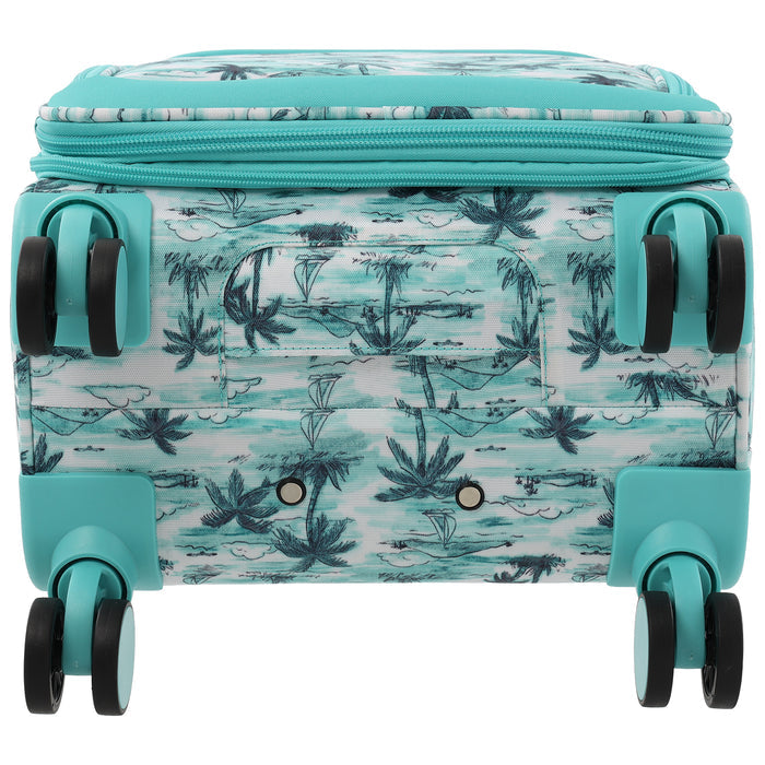 Tommy Bahama Palm Print 21.5" Expandable Softside Carry-On Spinner