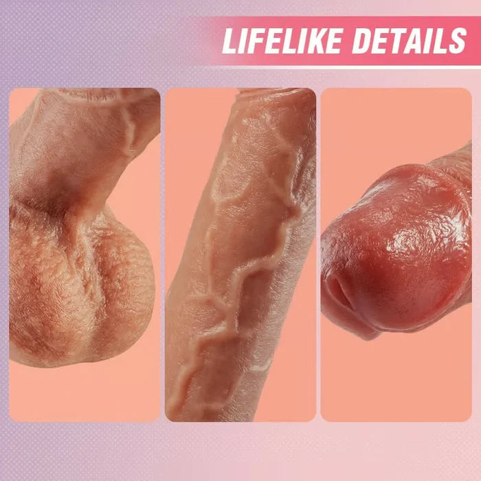 TONY - 3 Swing & Thrusting & 9 Vibrating Life-like Dildo 8.74 Inch