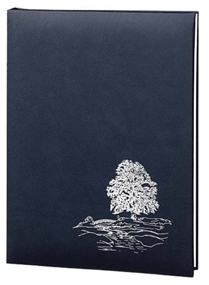 Tranquil park register book used in funeral service operations, from lynch supply