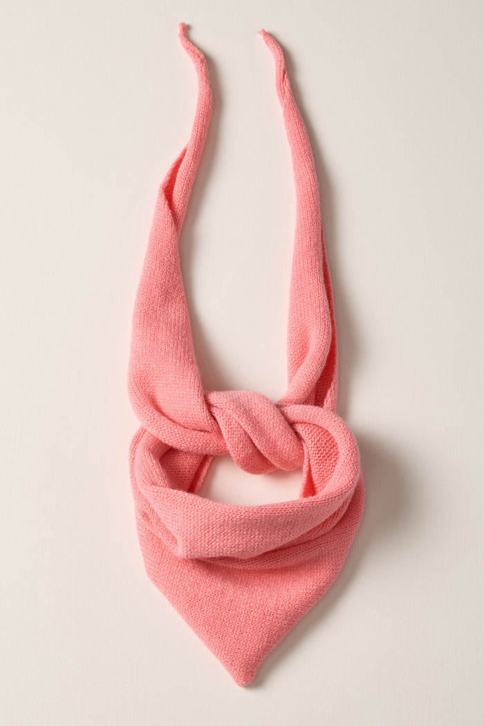 Triangular Knit Scarf - A0353