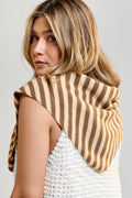 Triangular Knitted Scarf - A0358