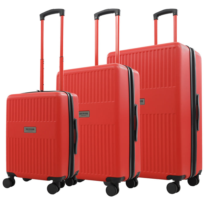 True Religion ABS 3-Piece Expandable Hardside Spinner Luggage Set – 22", 26.5" & 30.5"
