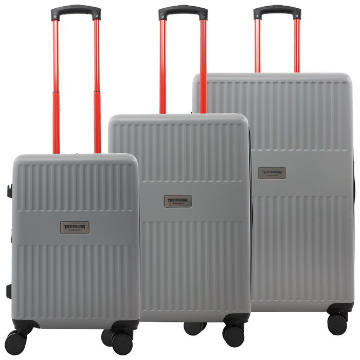 True Religion ABS 3-Piece Expandable Hardside Spinner Luggage Set – 22", 26.5" & 30.5"