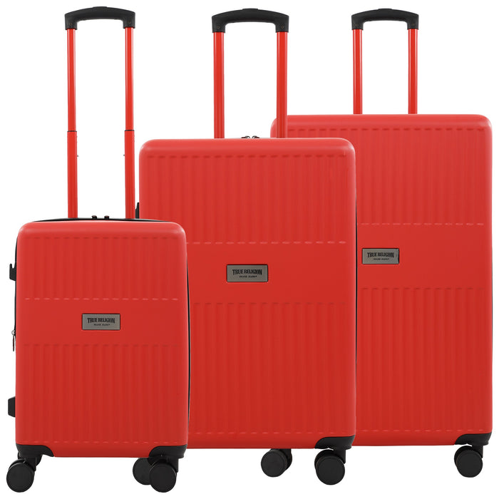 True Religion ABS 3-Piece Expandable Hardside Spinner Luggage Set – 22", 26.5" & 30.5"