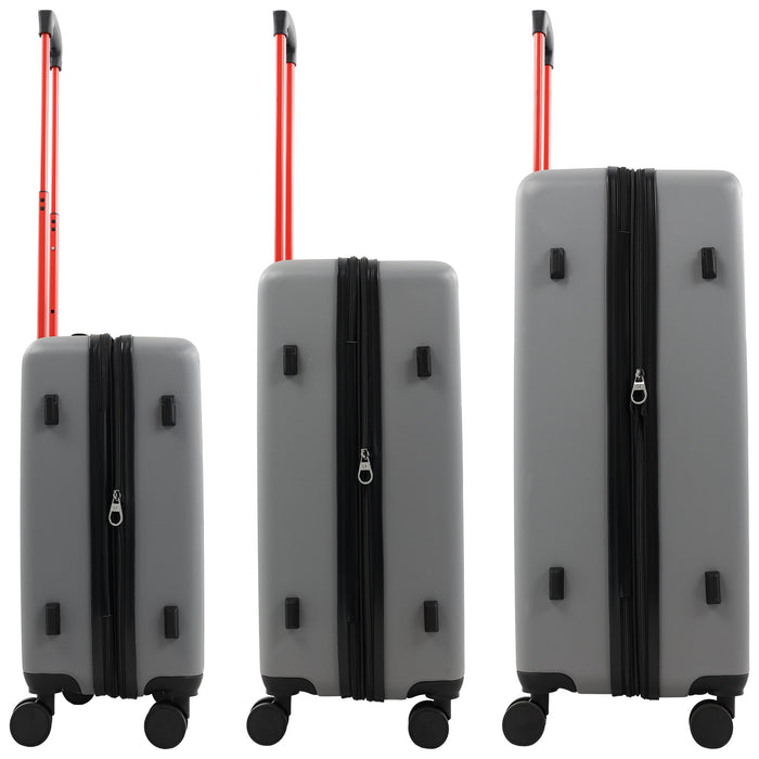 True Religion ABS 3-Piece Expandable Hardside Spinner Luggage Set – 22", 26.5" & 30.5"