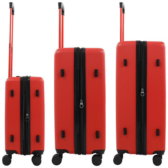 True Religion ABS 3-Piece Expandable Hardside Spinner Luggage Set – 22", 26.5" & 30.5"