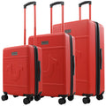 True Religion Molded U 3-Piece Hardside Spinner Luggage Set – 22", 26.5" & 30.5" Expandable Suitcases