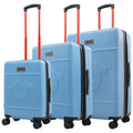 True Religion Molded U 3-Piece Hardside Spinner Luggage Set – 22", 26.5" & 30.5" Expandable Suitcases