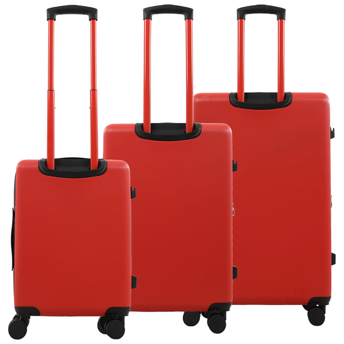 True Religion Molded U 3-Piece Hardside Spinner Luggage Set – 22", 26.5" & 30.5" Expandable Suitcases
