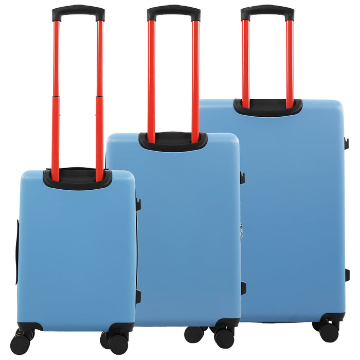 True Religion Molded U 3-Piece Hardside Spinner Luggage Set – 22", 26.5" & 30.5" Expandable Suitcases