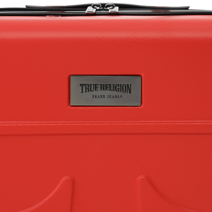 True Religion Molded U 3-Piece Hardside Spinner Luggage Set – 22", 26.5" & 30.5" Expandable Suitcases