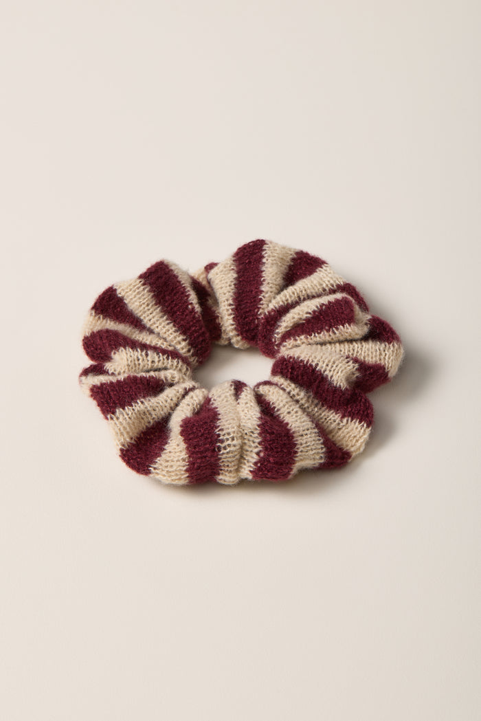 Two-Tone Knit Scrunchie - A0403