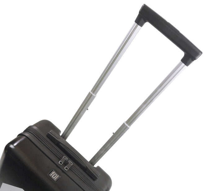UFC Ful 22.5" Black Carry-On Fist Logo Spinner, Hard side Suitcases Rolling Luggage