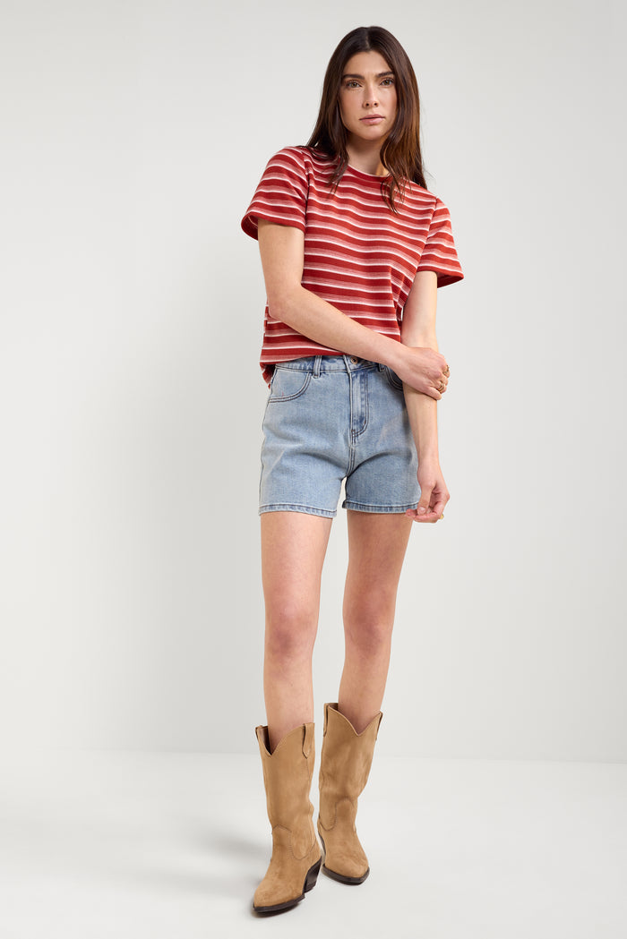 Waffle Texture Top - 9194