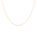 Wave Chain Necklace Stainless Steel Yellow Gold 18in First