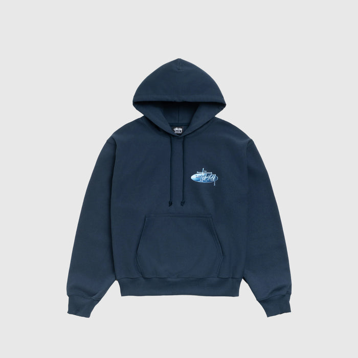 WAVE OVAL HOODY