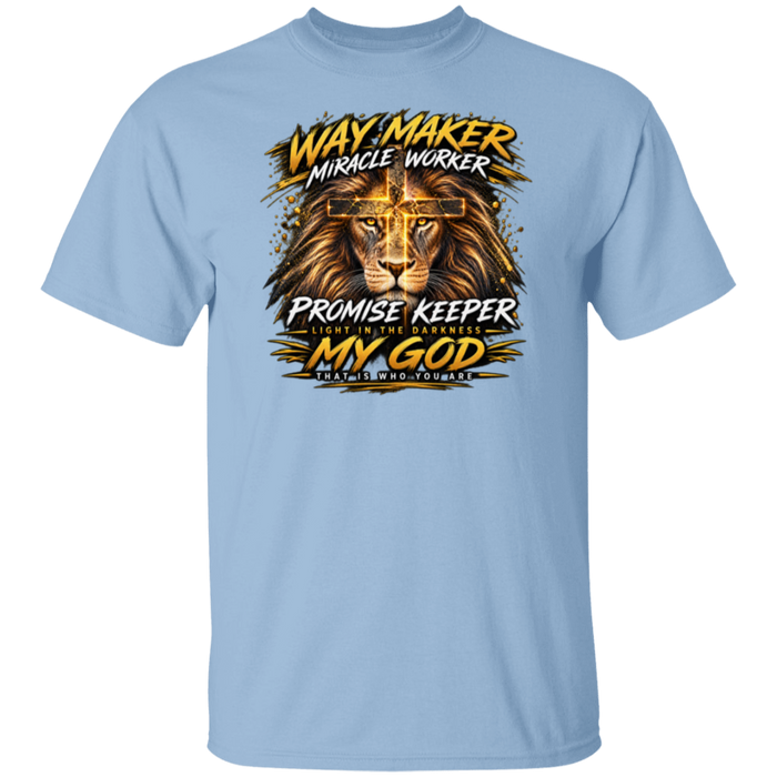 Way Maker Miracle Worker Promise Keeper Christian faith T-shirt