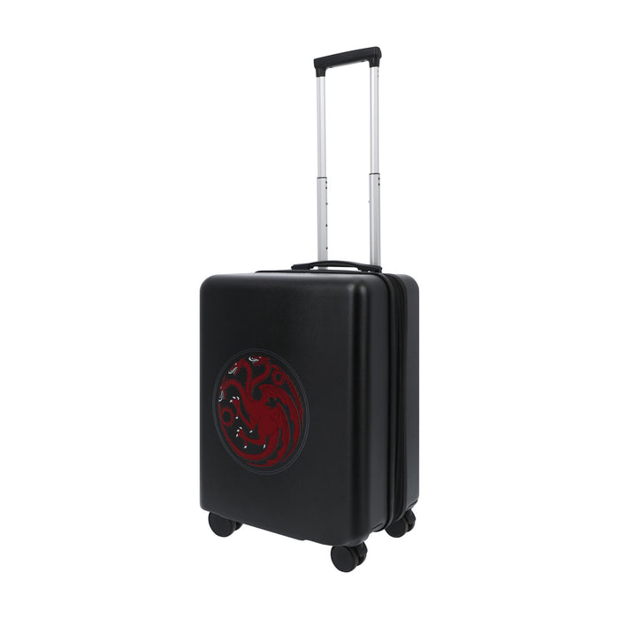 Black WB Game of Thrones 22.5" carry-on spinner suitcase luggage by Ful