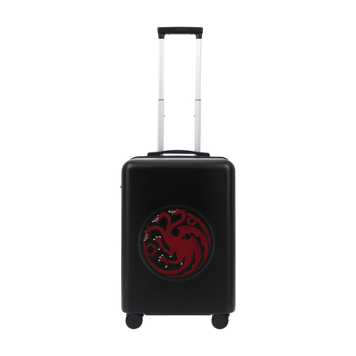 Black WB Game of Thrones 22.5" carry-on spinner suitcase luggage by Ful