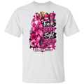 We Wear Pink in October breast cancer awareness teacher T-shirt