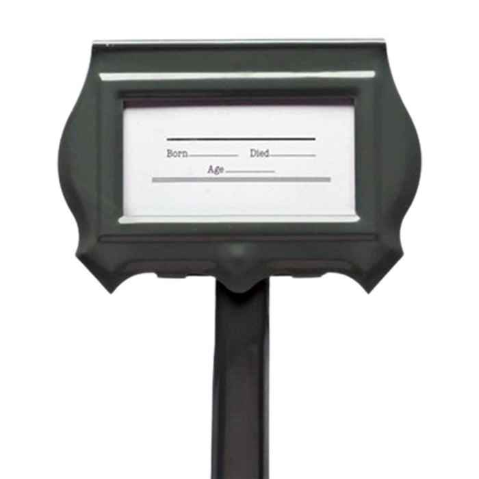 Gray #101 crown tilted grave markers cemetery supplies from lynch supply