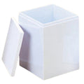 White acrylic urns-child size cremation supplies and equipment product