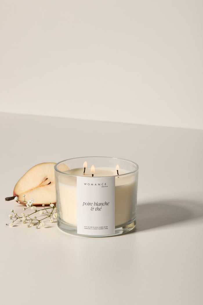 White Pear & Tea Candle - Womance