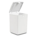 WHITE PLASTIC SNAP LOCK URN-INFANT SIZE