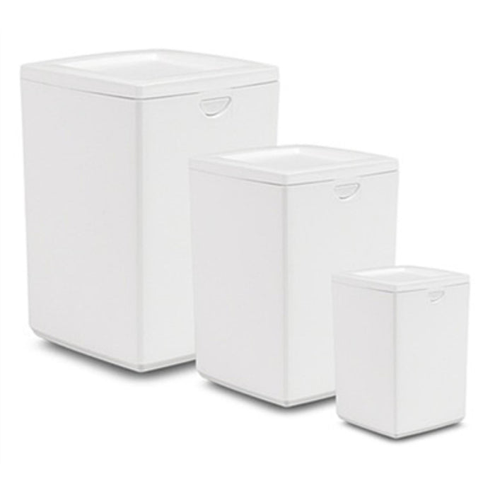 WHITE PLASTIC SNAP LOCK URNS-SMALL CHILD SIZE