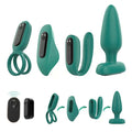 WholeJoy - 9 Vibration Sex Toys 4 Pieces Set for Couple with Remote Control