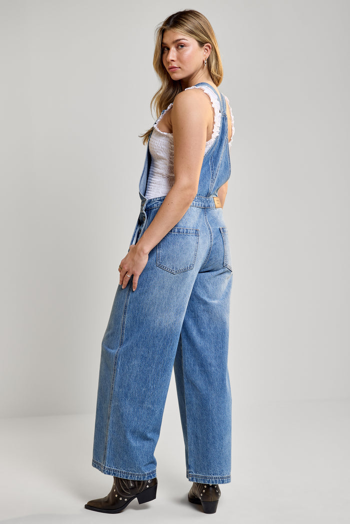 Wide-Leg Overalls - 7050