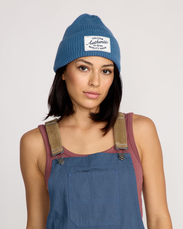 Women's Full Cut Work Beanie-Royal-Volcom