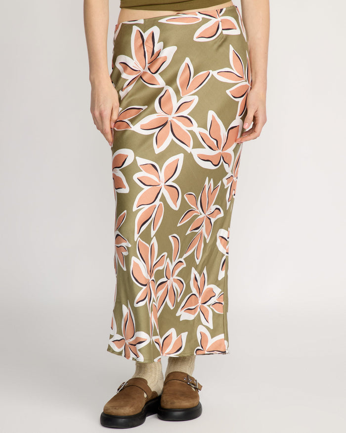 Women's Psychonic Skirt-Light Army-Volcom