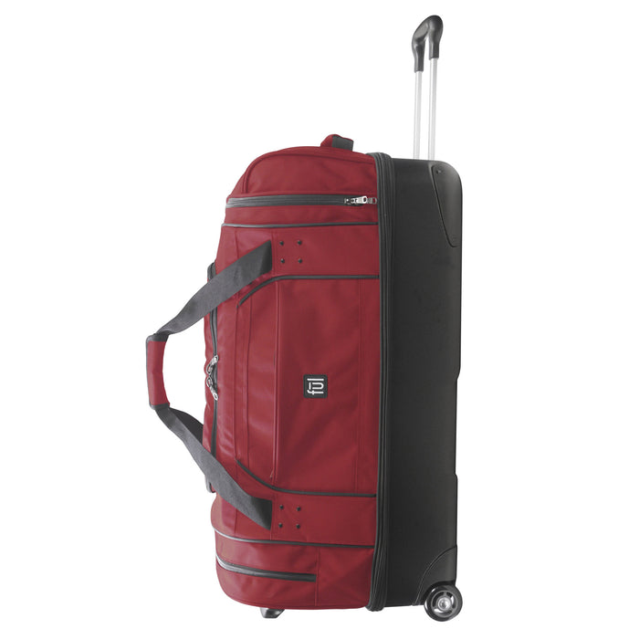 Workhorse 30" Split Level Dark Red FŪL Rolling Duffel Bag