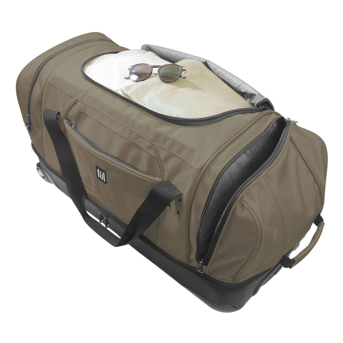 Workhorse 30" Split Level Khaki FŪL Rolling Duffel Bag