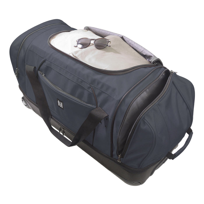 Workhorse 30" Split Level Navy FŪL Rolling Duffel Bag