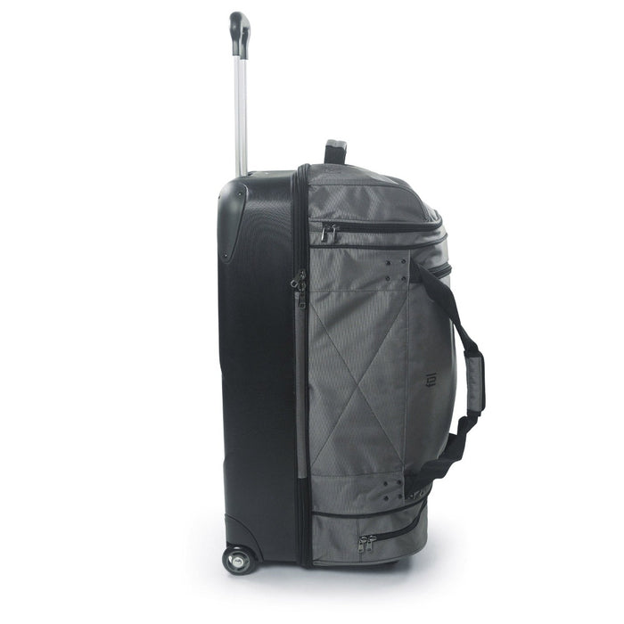 Workhorse 30" Split Level Grey FŪL Rolling Duffel Bag side duffle