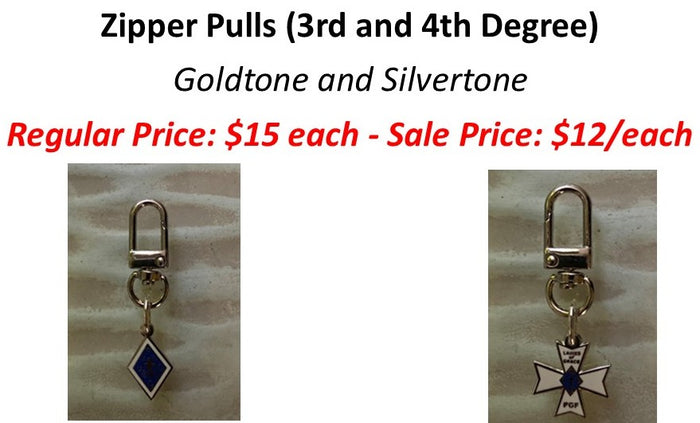 Zipper Pull - Ladies Auxiliary JbyR